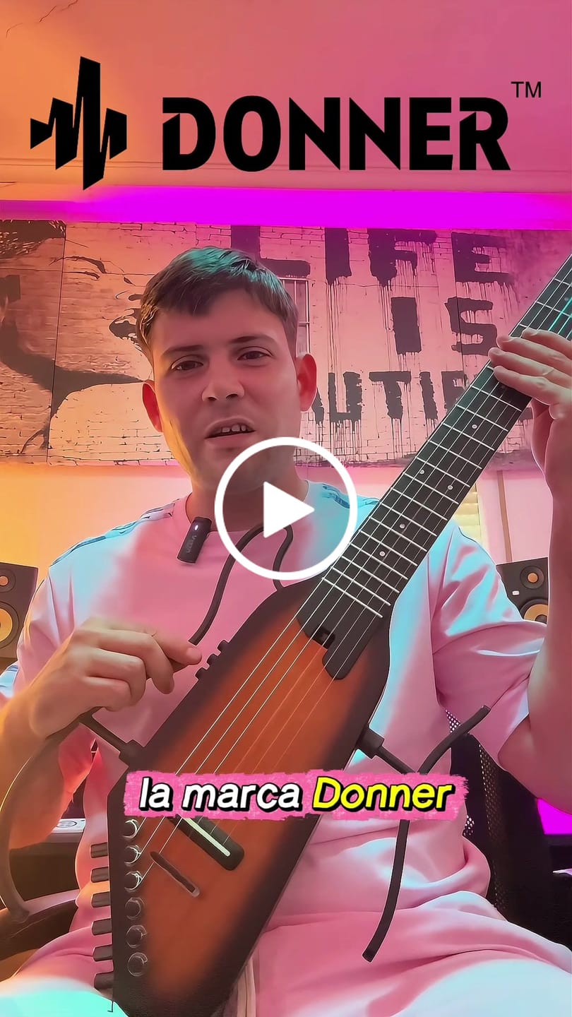 Customer video review of Donner HUSH™ C Guitarra clásica con cuerdas de nailon de viaje