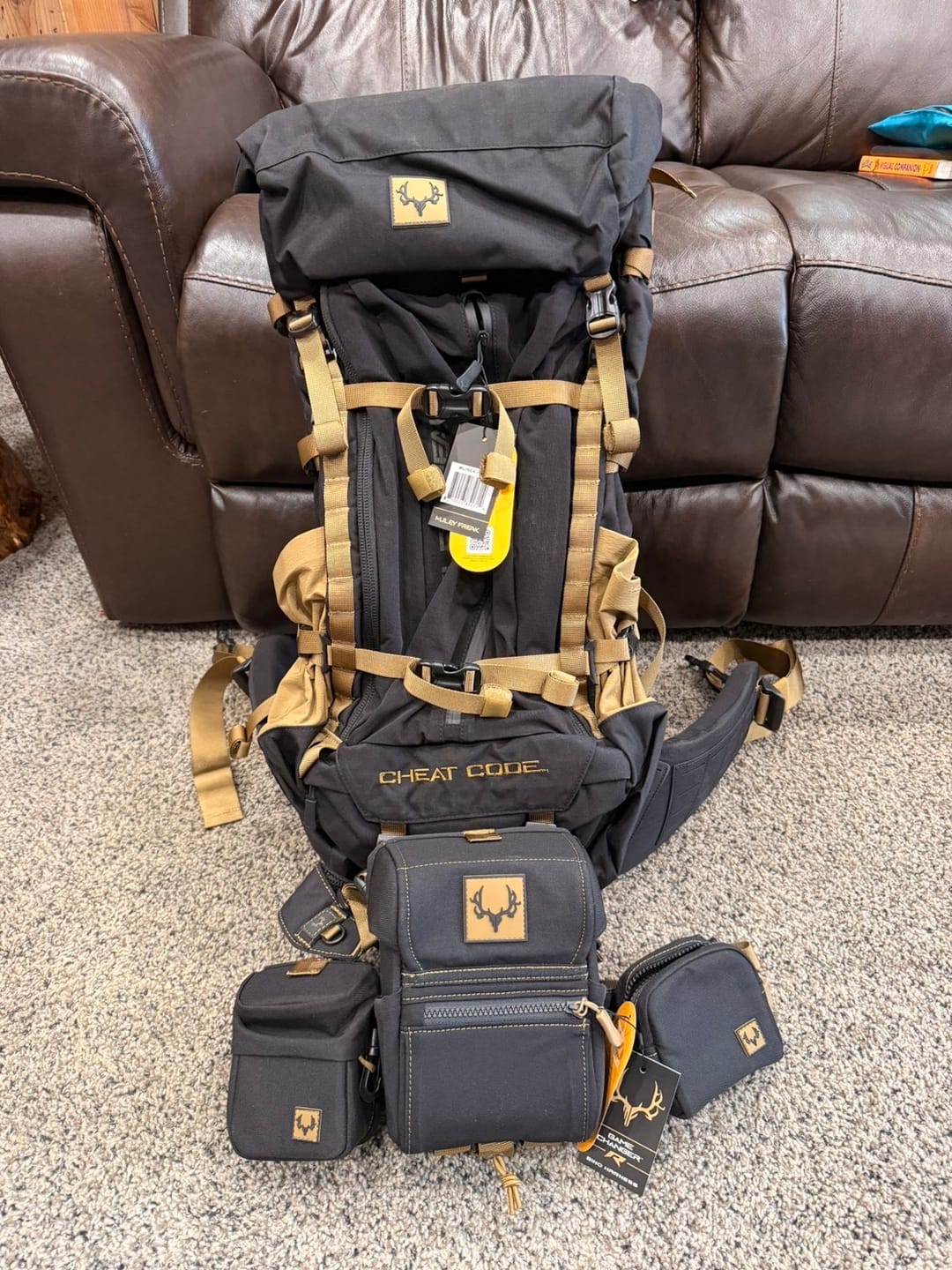 Customer photo review of Cheat Code Backpack