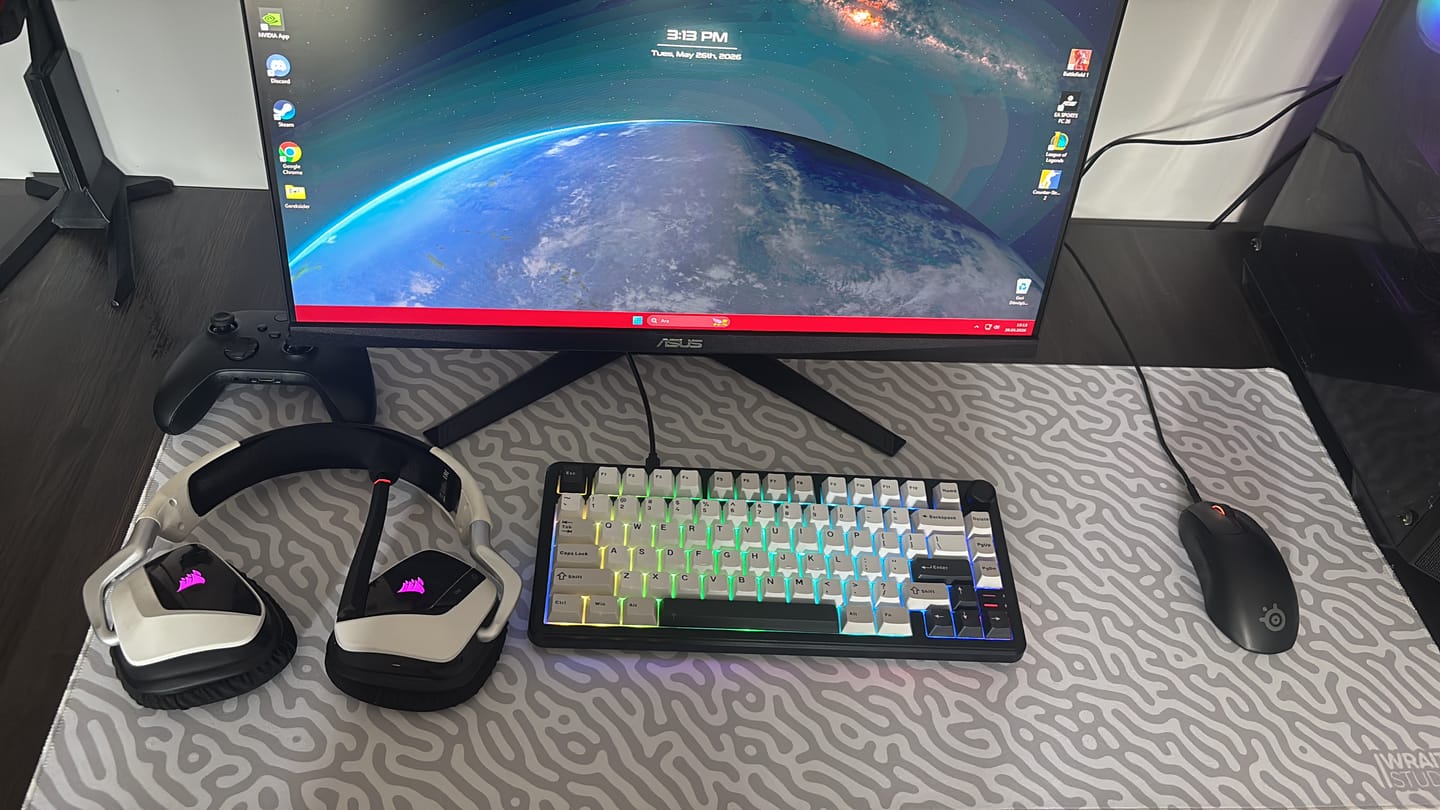 Customer photo review of Wraith Studio Jungle Maze Deskmat