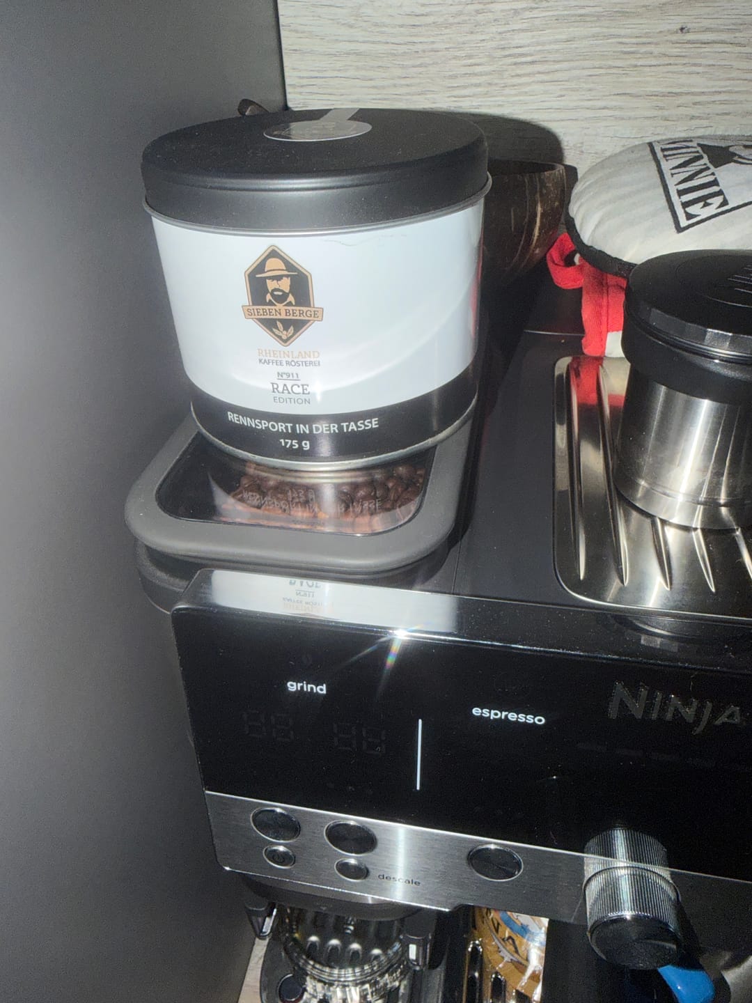 Customer photo review of Dein Lieblingskaffee 1kg + 175g Aromadose geschenkt