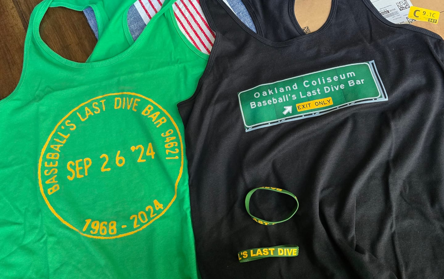 Customer photo review of Ladies Stamp Racerback