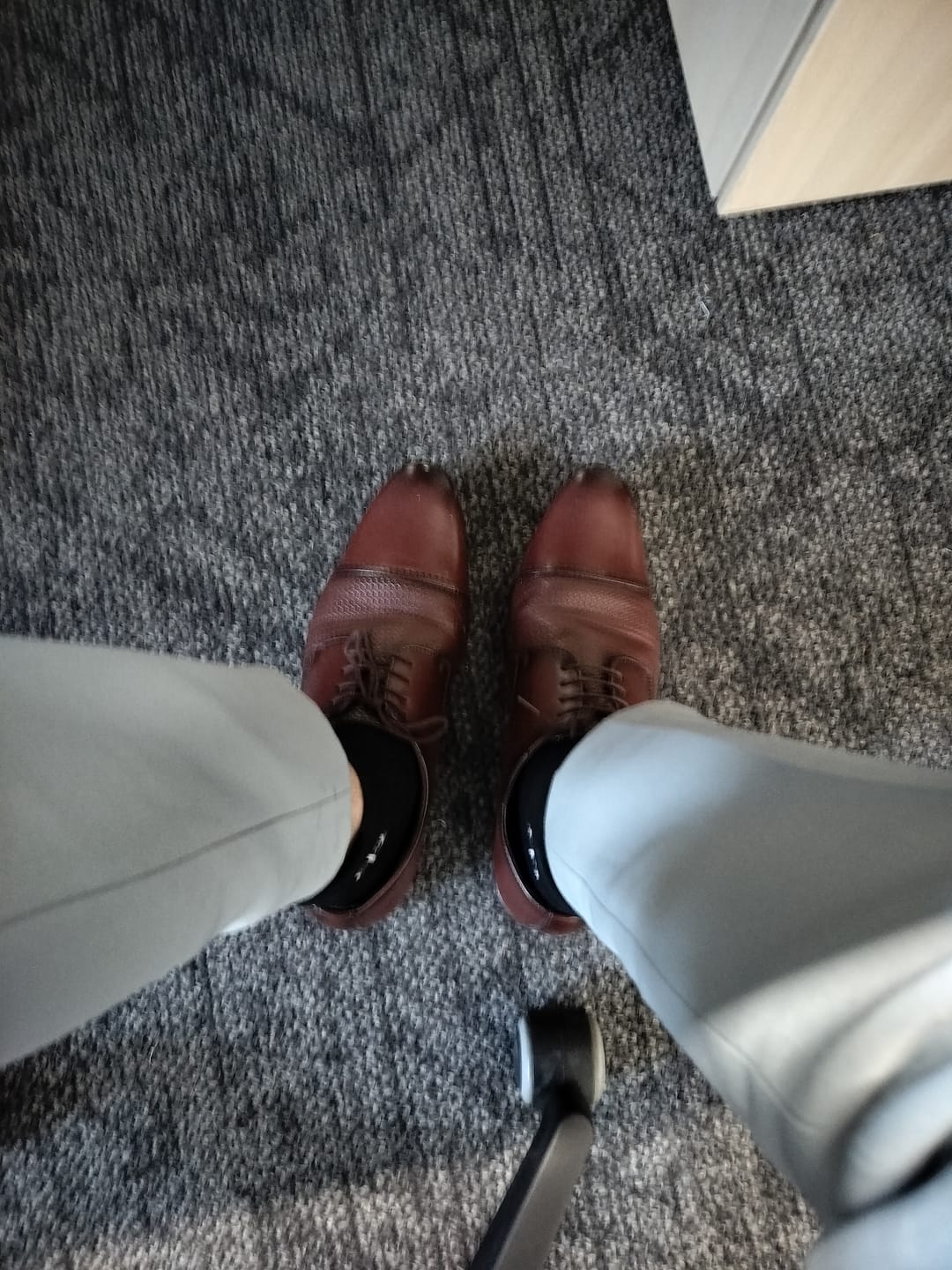Customer photo review of Bacca Bucci HOMER Formal Shoes with Superior Comfort | All Day Wear Office Or Party Lace-up Shoes