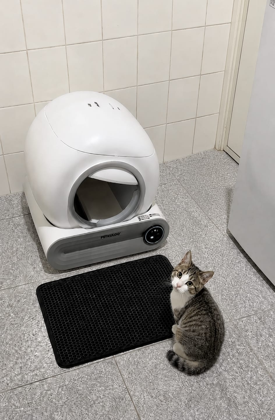 Customer photo review of Petbuds™ Pro 2026 Automatic Self-Cleaning Litter Box