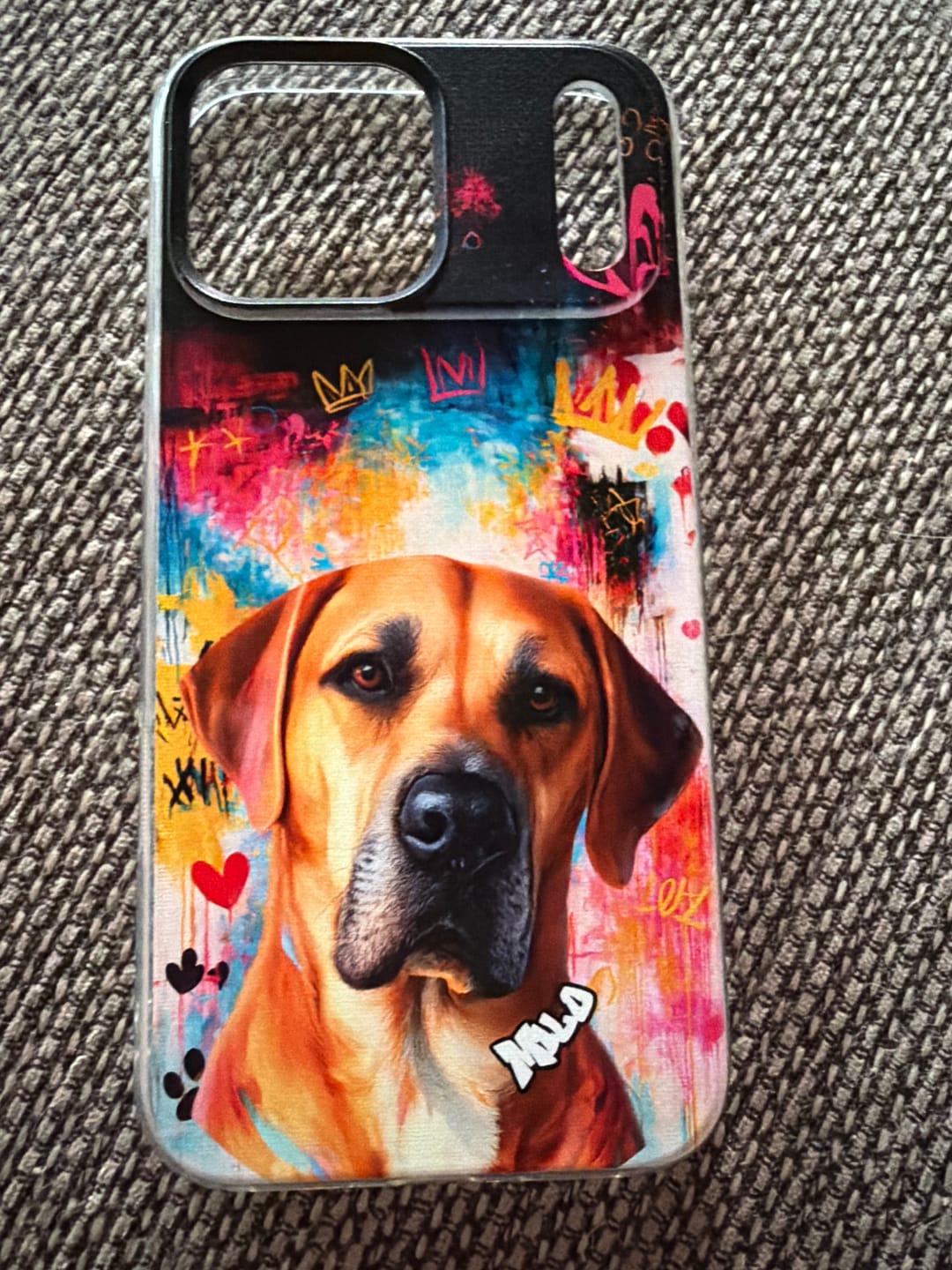 Customer photo review of Personalisierte Handyhülle - Graffiti