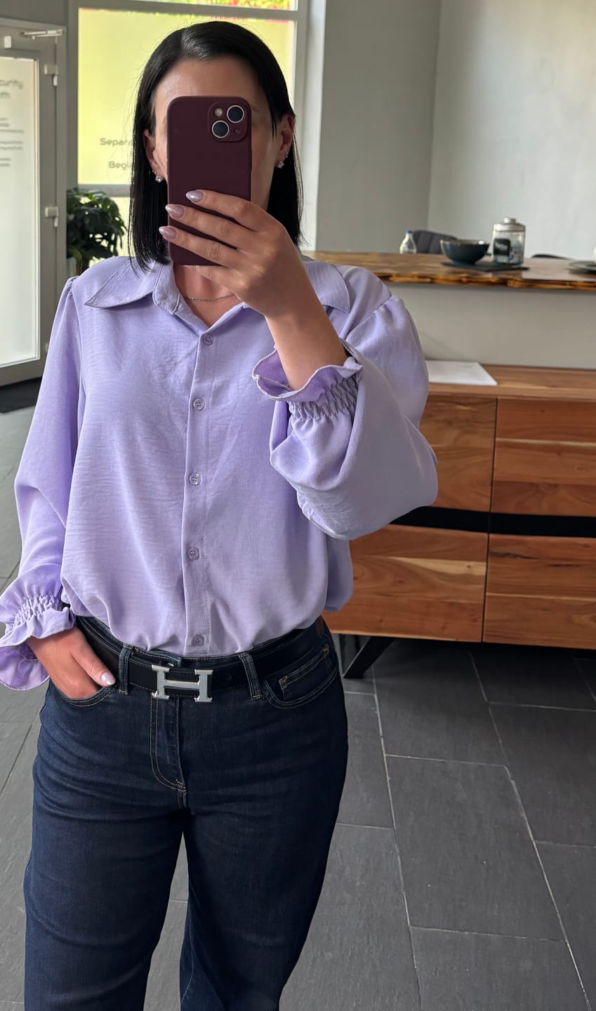 Customer photo review of "Limited Live Sunshine Barock" Bluse - lila