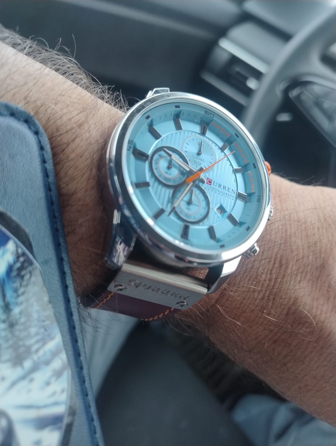 Customer photo review of Curren Istanbul® orologio uomo pelle