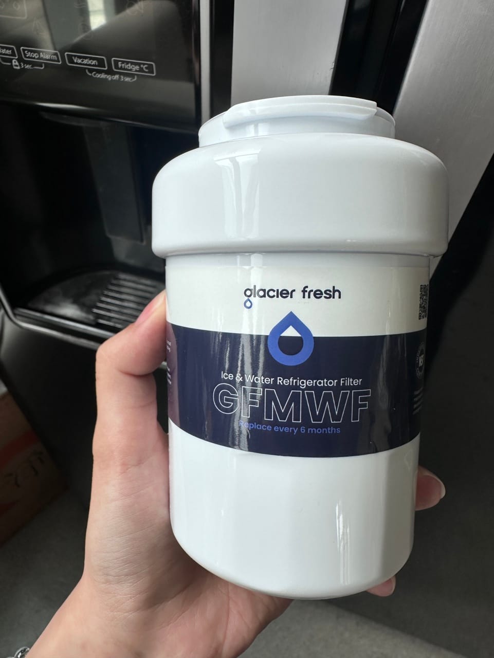 Customer photo review of GlacierFresh GFMWF™ Water Filer | NSF Certified