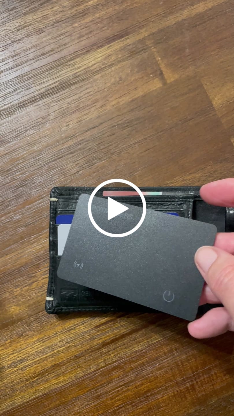 Customer video review of SPOTMINDERS. Tracking Card