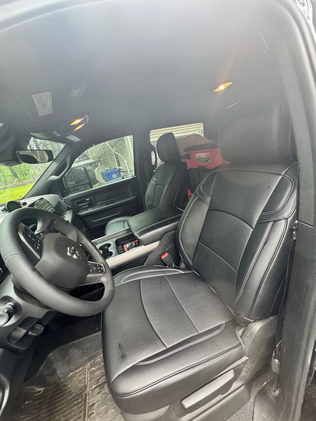 Customer photo review of 2019+ Dodge Ram 2500 3500 Leather Seat Covers
