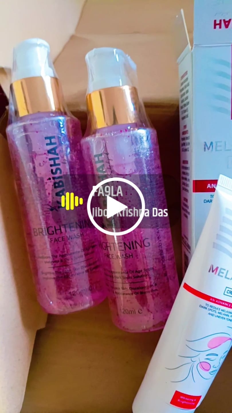 Customer video review of Pigmentation Bundle: Face Wash & Melasma Cream Duo
