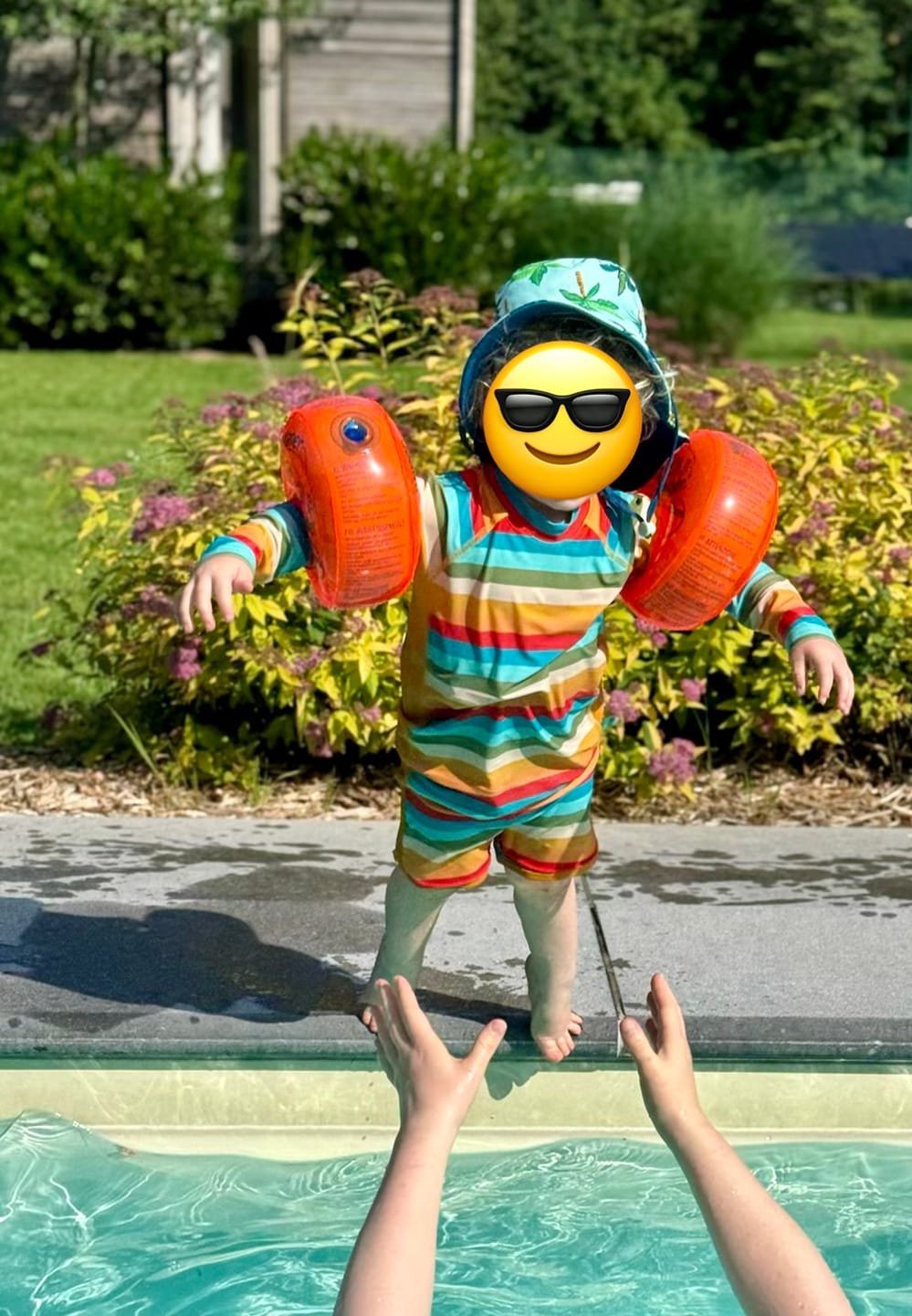 Customer photo review of Rainbow UPF 50+ Sunsafe Long Sleeve Rash Vest