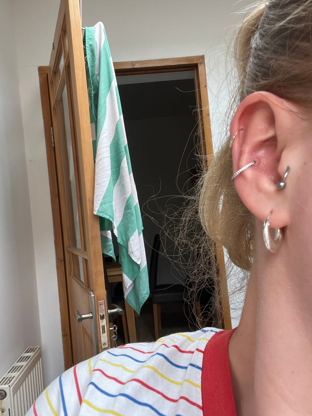 Customer photo review of Eternity Pavé Clicker Silver