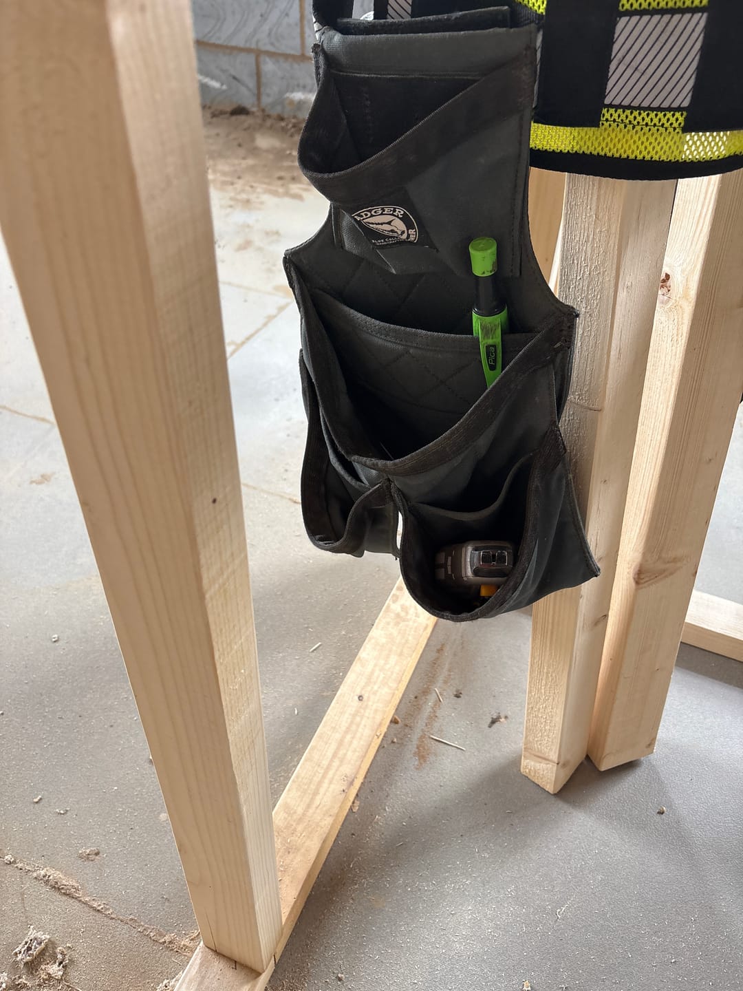 Customer photo review of Badger Toolbelts | Carpenter Fastener Bag Side x Side | Left hand