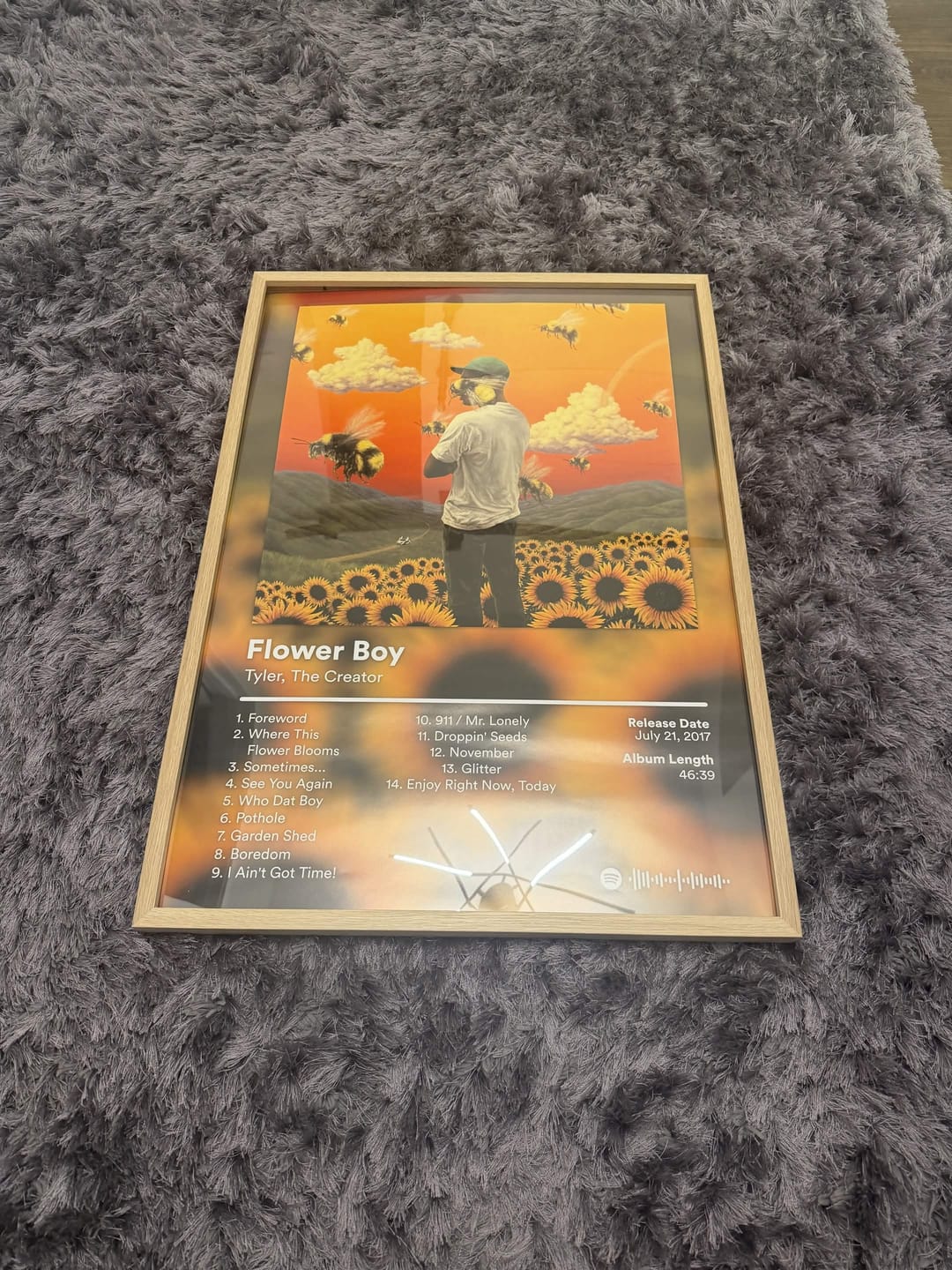Customer photo review of Tyler, The Creator Album Posters