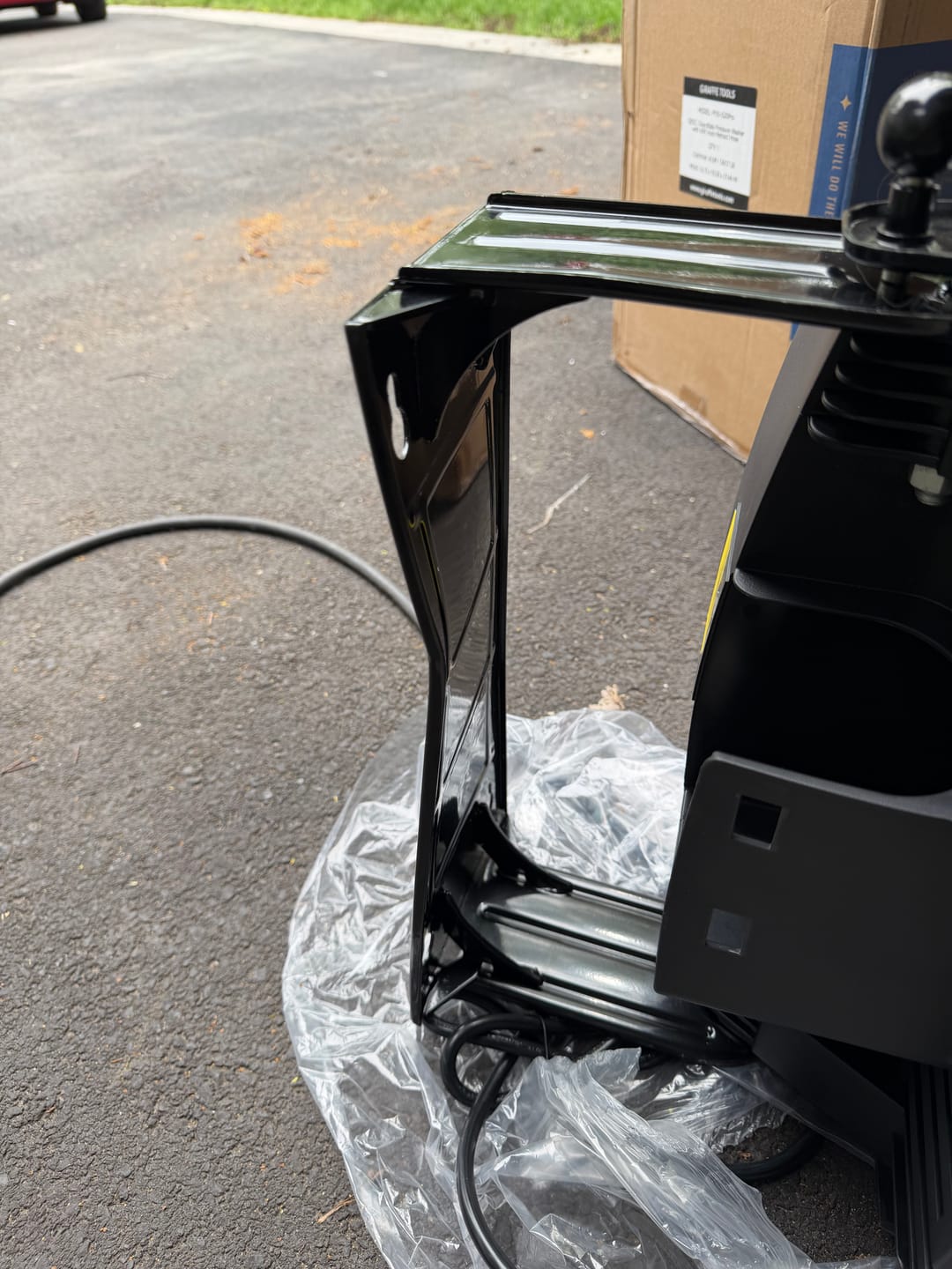 Customer photo review of Grandfalls Retractable Pressure Washer G20