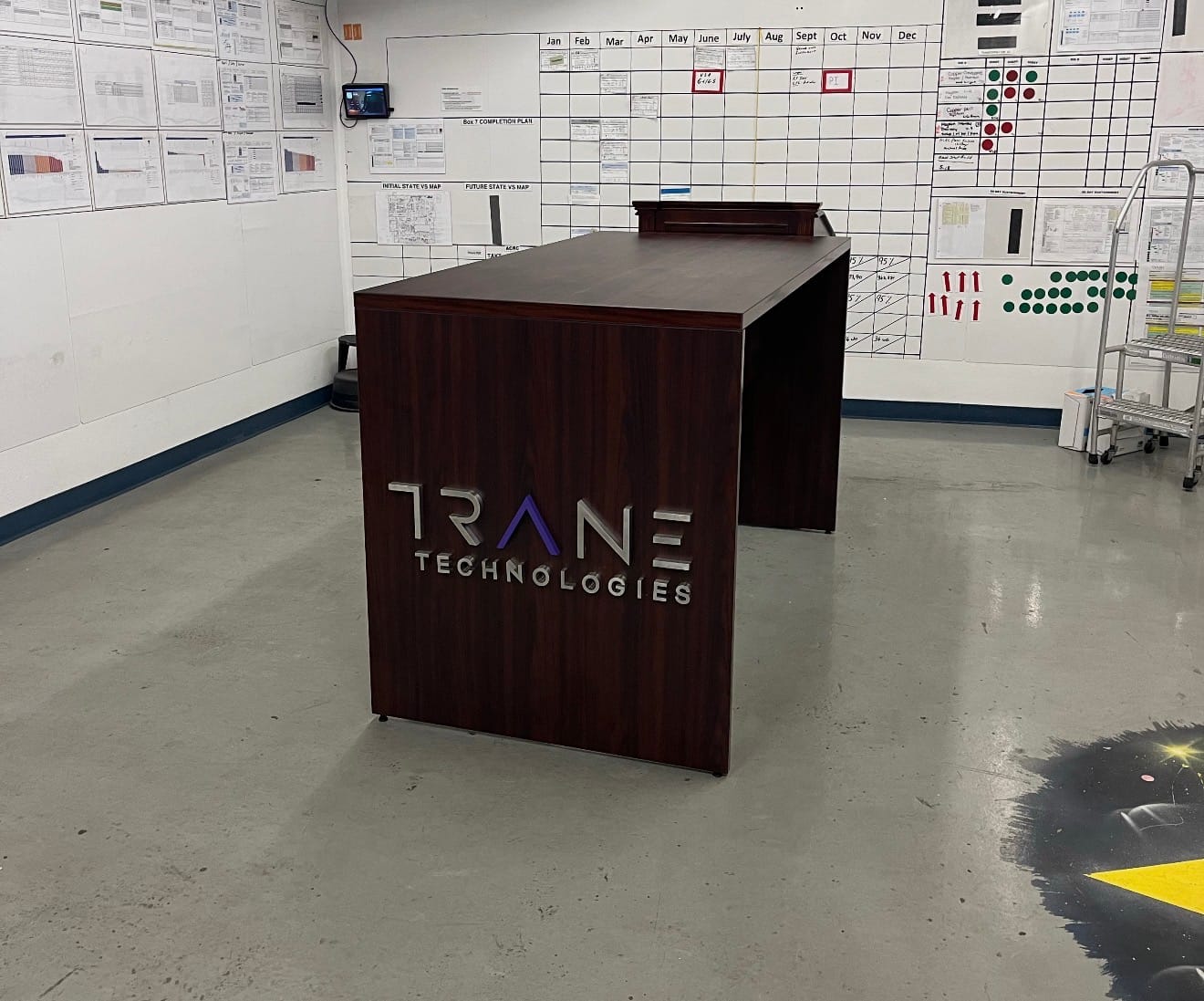 Customer photo review of Custom Metal Sign For Andrew