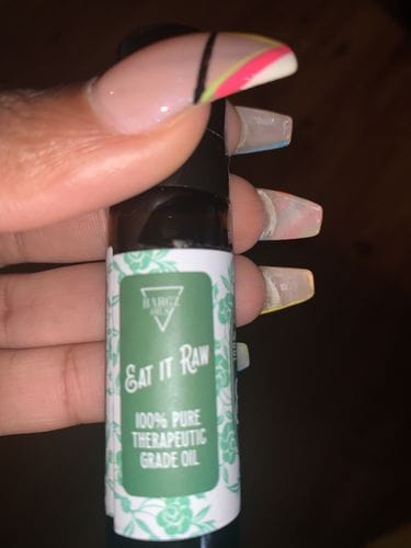 Customer photo review of Bargz Eat It Raw Fragrance Perfume Oil, Mature Fruity Scent with Sweet Awakening Effect
