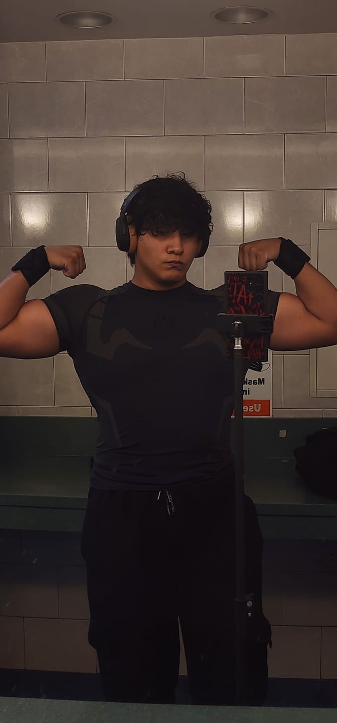 Customer photo review of King of Curses Compression Tee