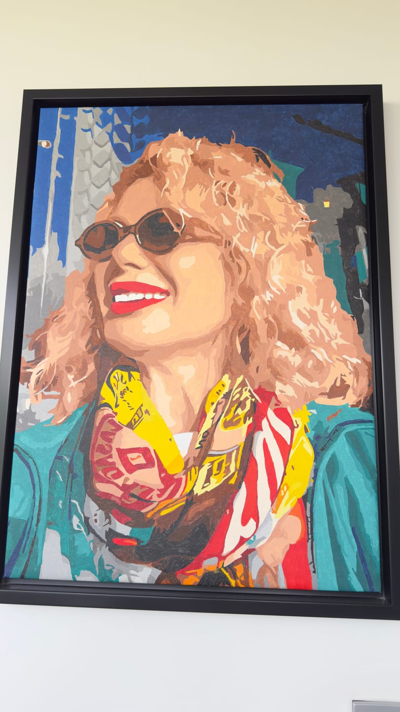 Customer photo review of Customized Paint by Numbers Kit - Paint Your Own Photo