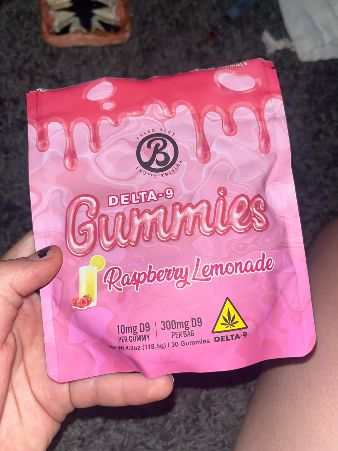 Customer photo review of GUMMIES - RASPBERRY LEMONADE
