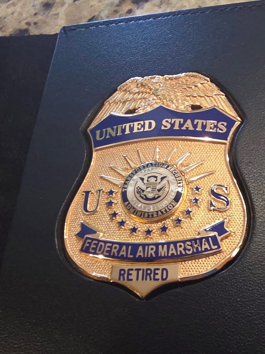 Customer photo review of Custom RETIRED or LETTERS Charges