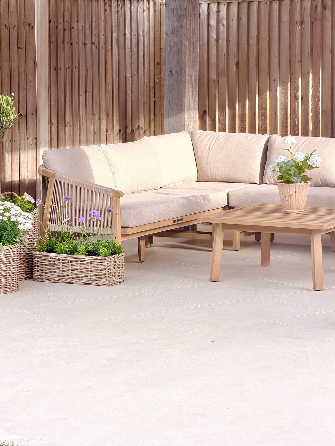 Customer photo review of Roma 5 Seater Corner Lounge Set with 90cm Square Coffee Table