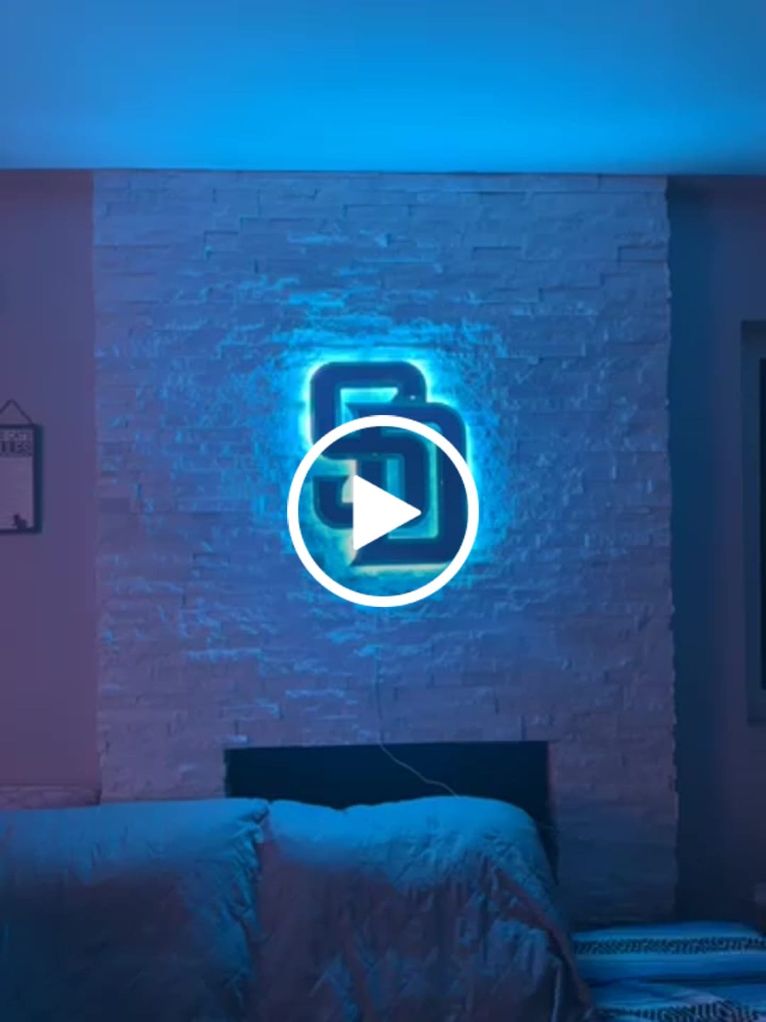 Customer video review of San Diego Padres City Connect "SD" 3D Vintage Metal Wall Art