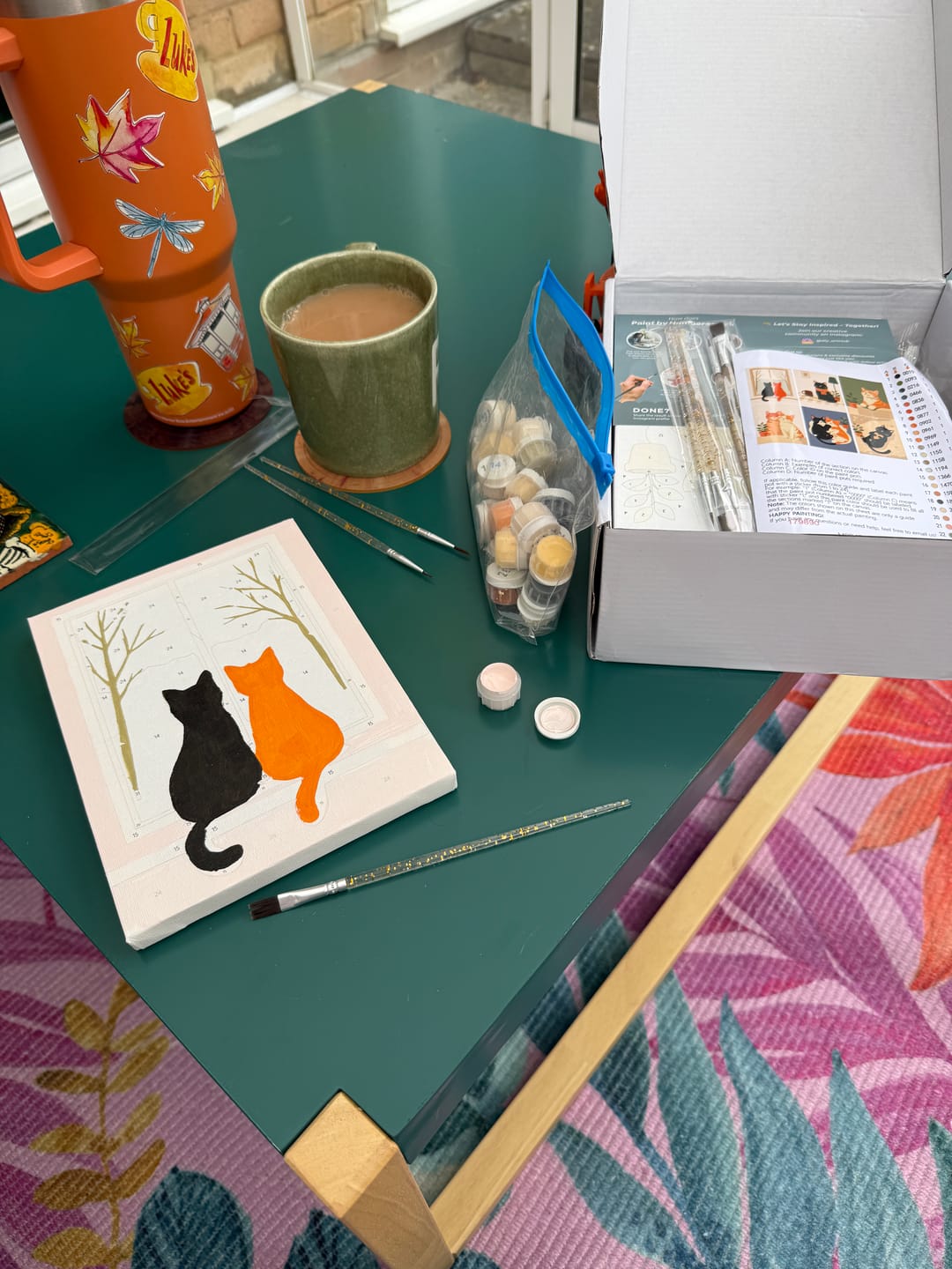 Customer photo review of 6 Mini Paintings - Cute House Cats Set