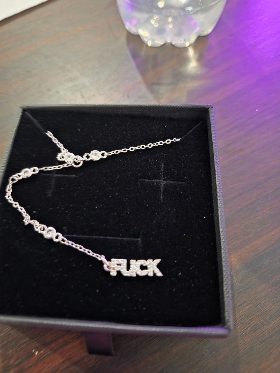 Customer photo review of Fuck Necklace