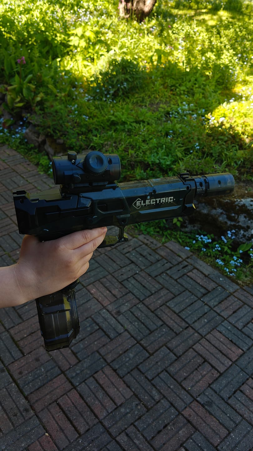 Customer photo review of Electric Water Blaster