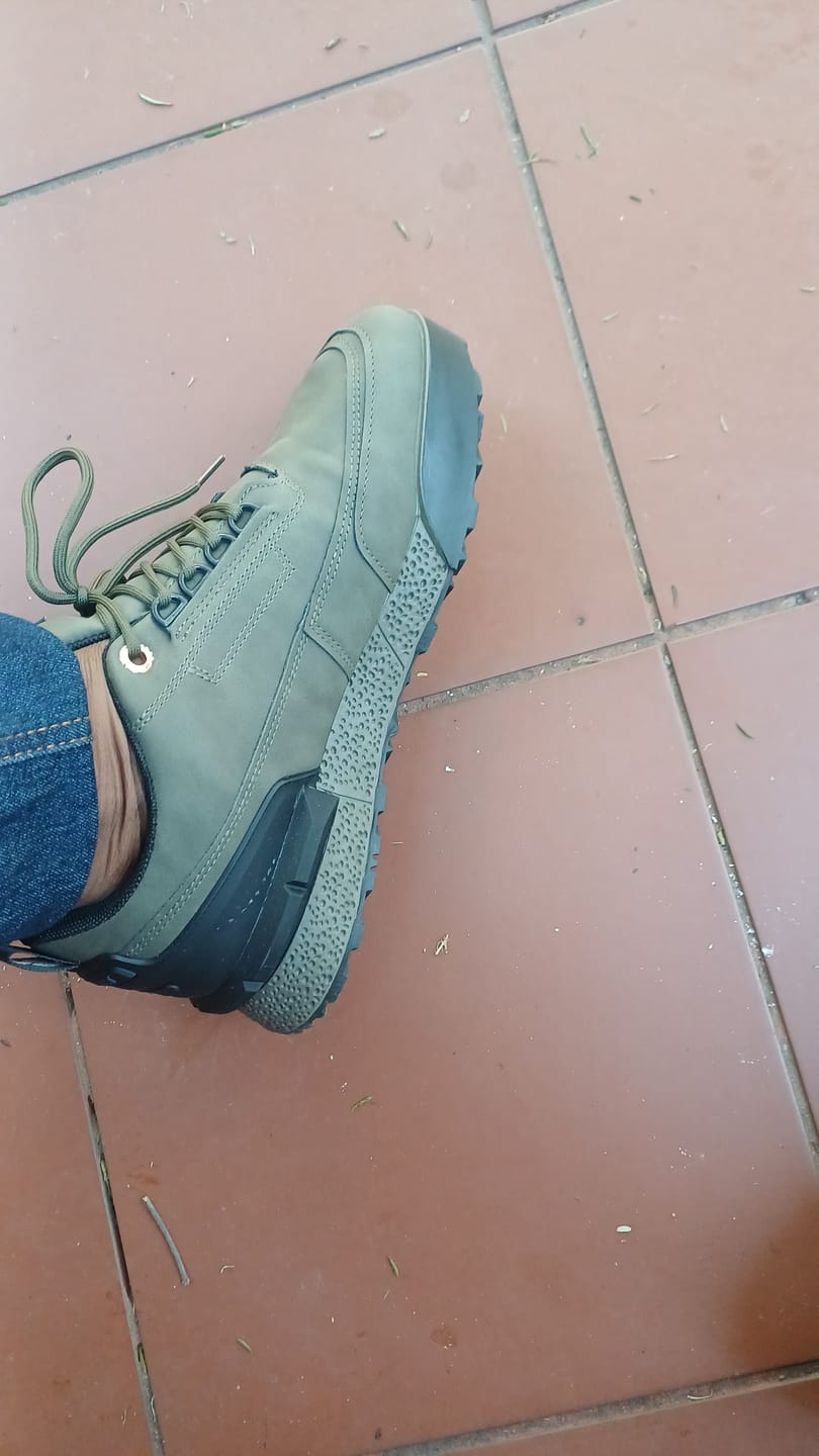 Customer photo review of Urbanart Play 27 Faux Nubuck Sneaker - Olive