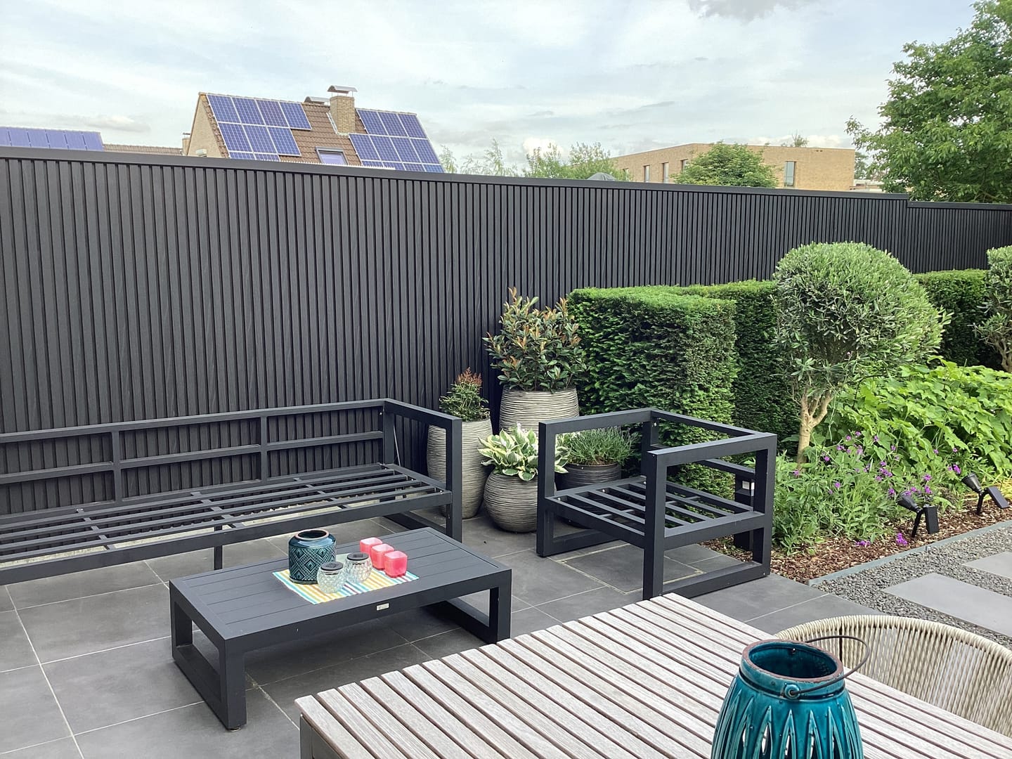 Customer photo review of Luxe Buitenpanel Zwart 290CM | UV-Bestendig | 40% Korting | B2B Offerte | Direct Leverbaar