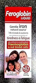 Customer photo review of Vitabiotics Feroglobin Liquid Iron Syrup 200ml - Iron & B-Vitamin Complex for Blood Health