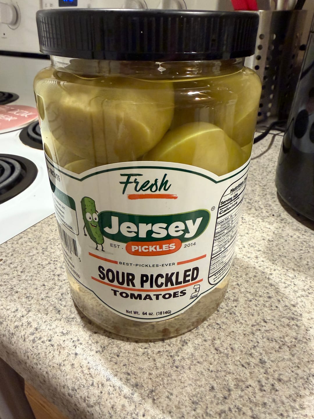 Customer photo review of Sour Pickled Green Tomatoes
