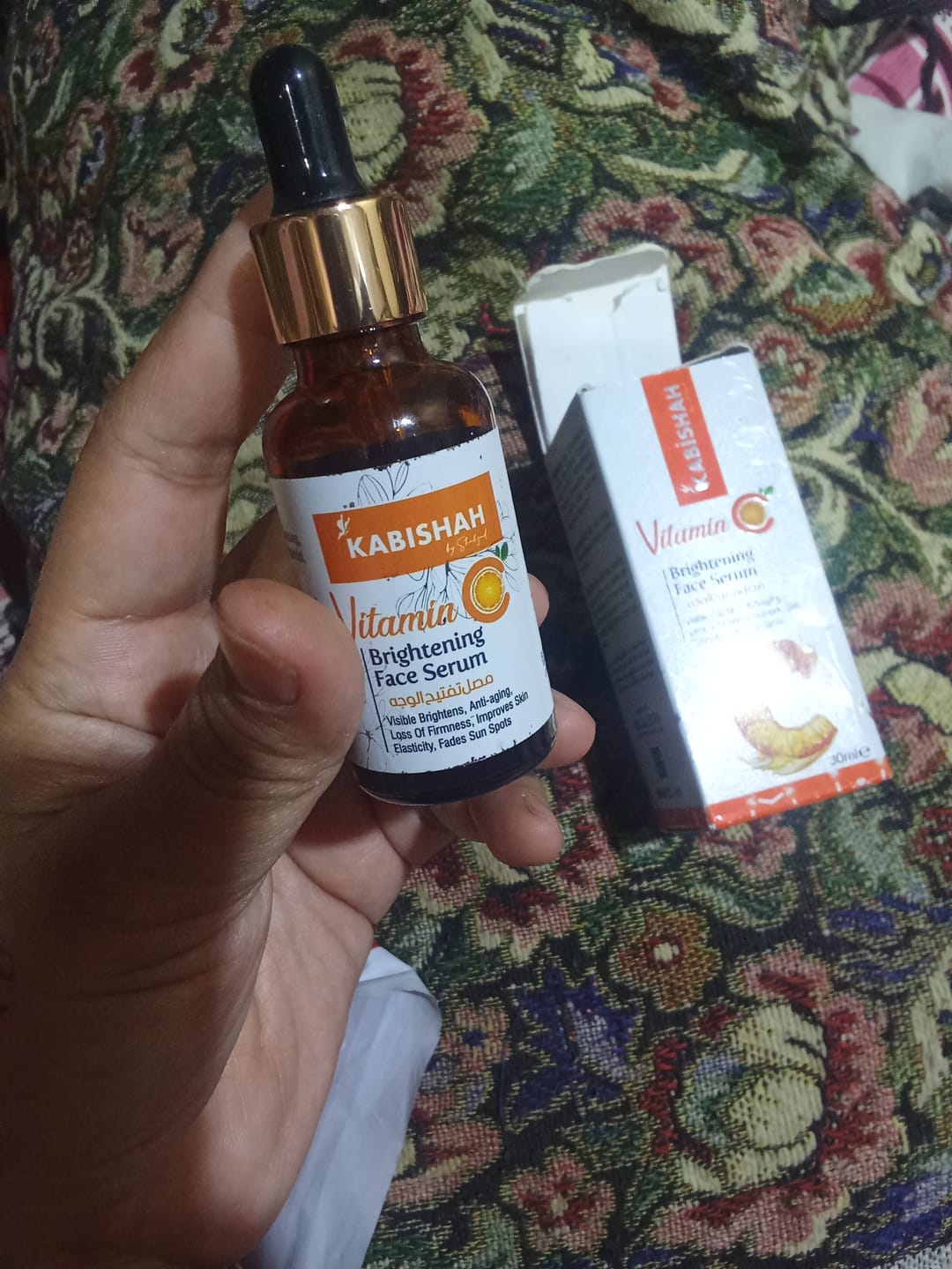 Customer photo review of Vitamin C Serum