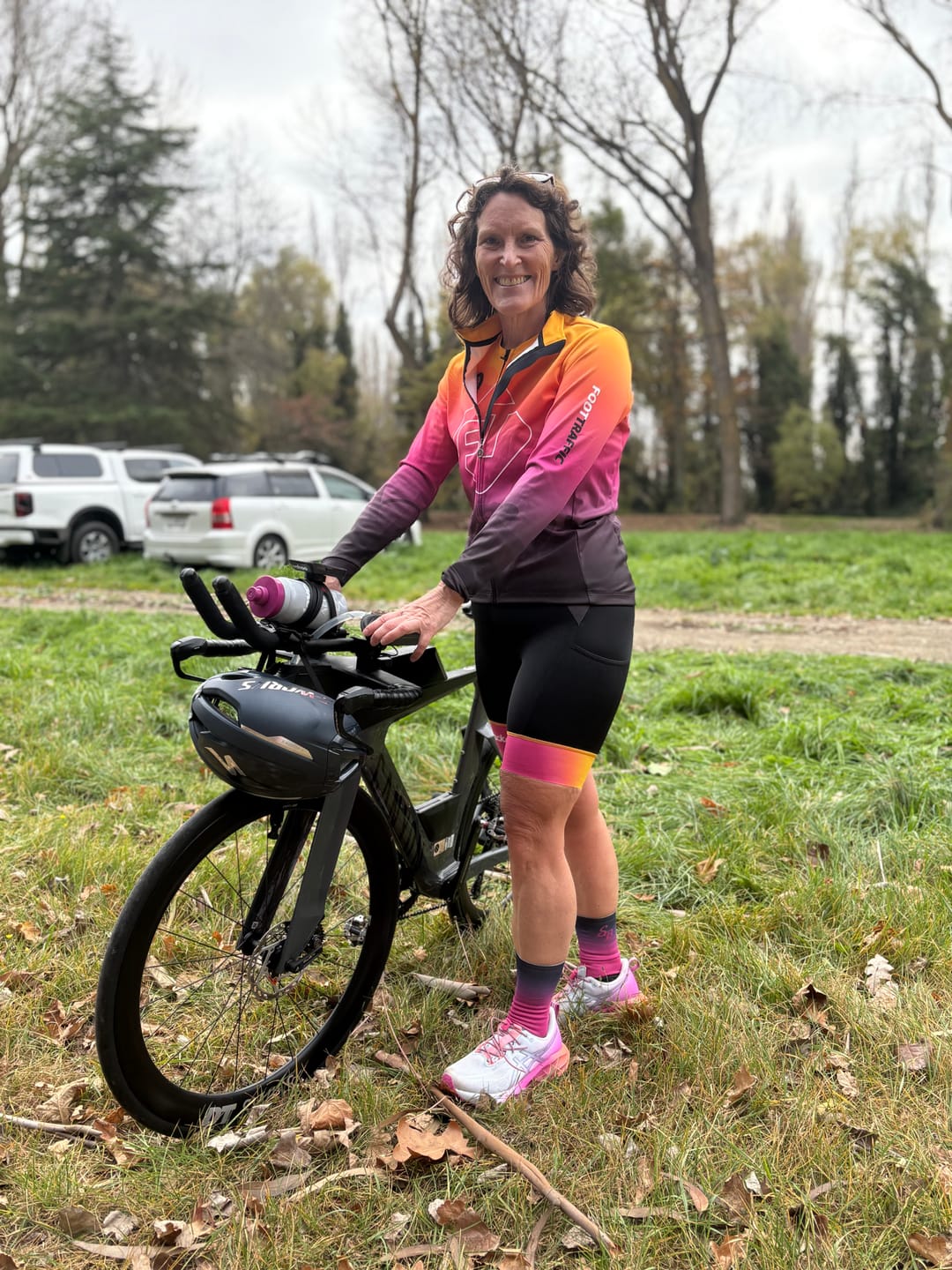 Customer photo review of Womens Foot Traffic Fleece Jersey