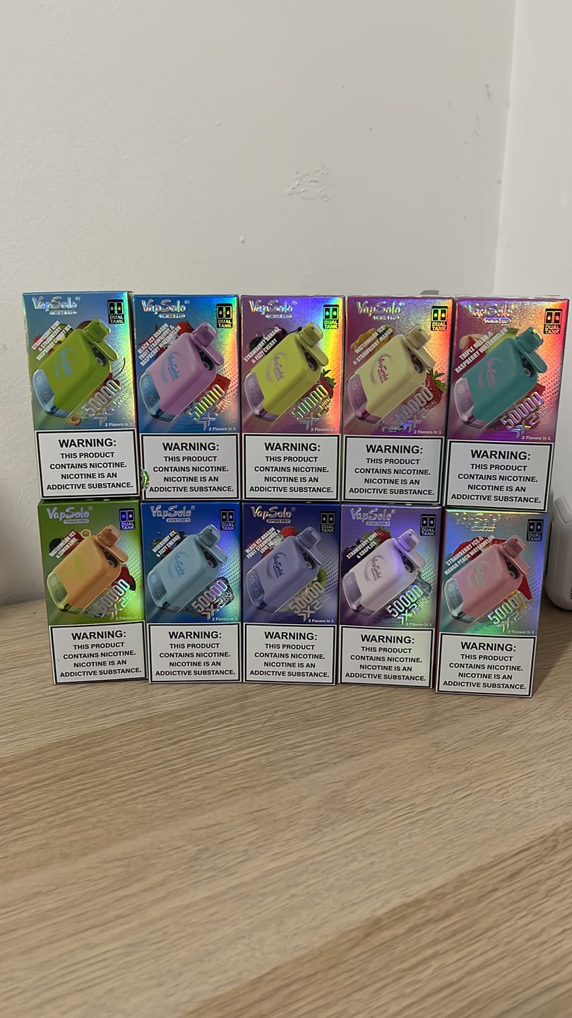 Customer photo review of VAPSOLO TWINS PRO 50K | Doble Sabor