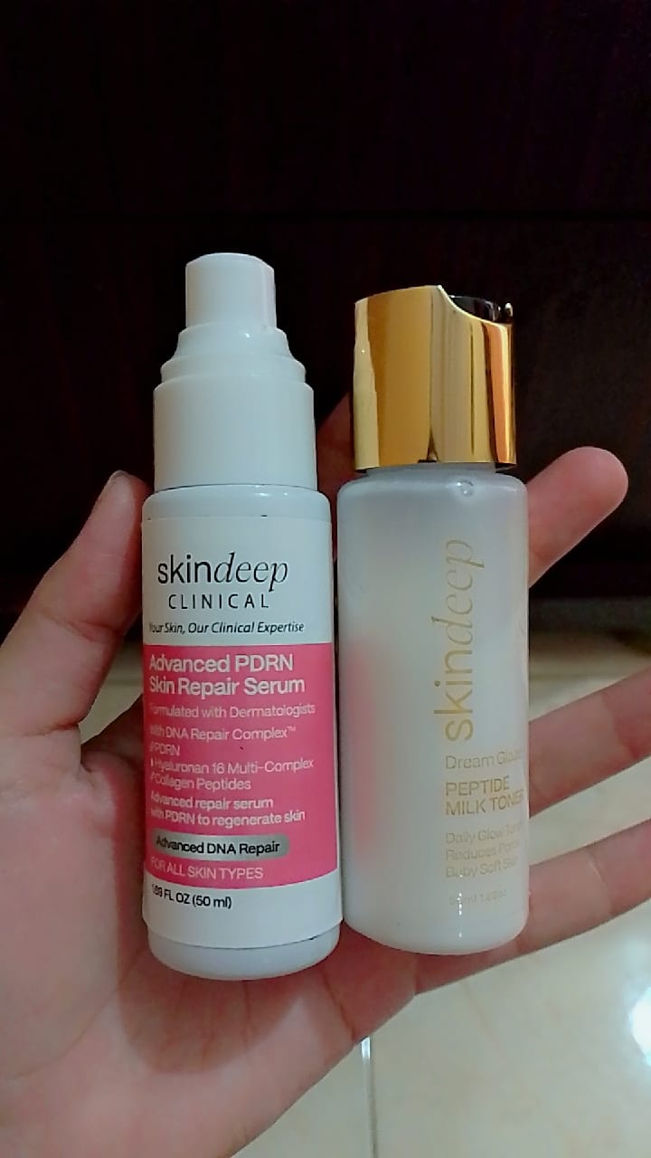 Customer photo review of Advanced PDRN Skin Repair Serum