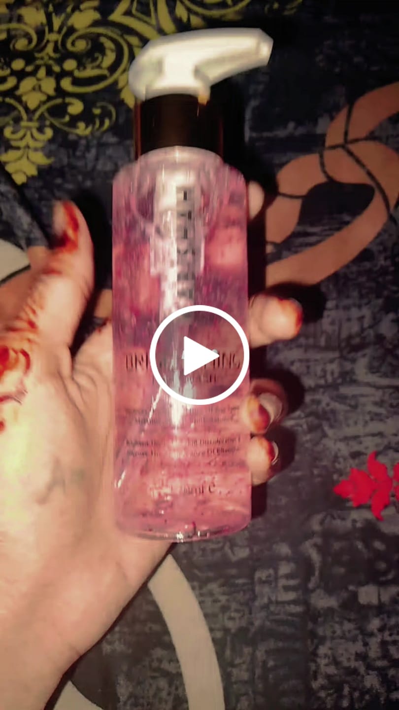 Customer video review of LuminaBright Whitening Face Wash