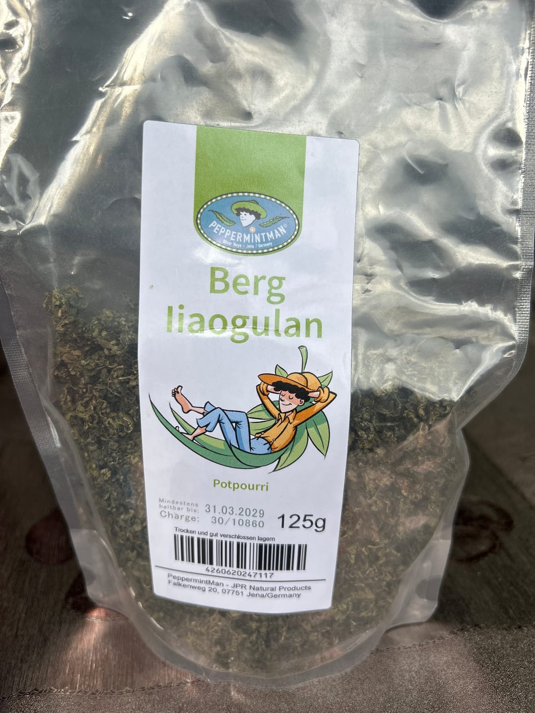 Customer photo review of Berg Jiaogulan