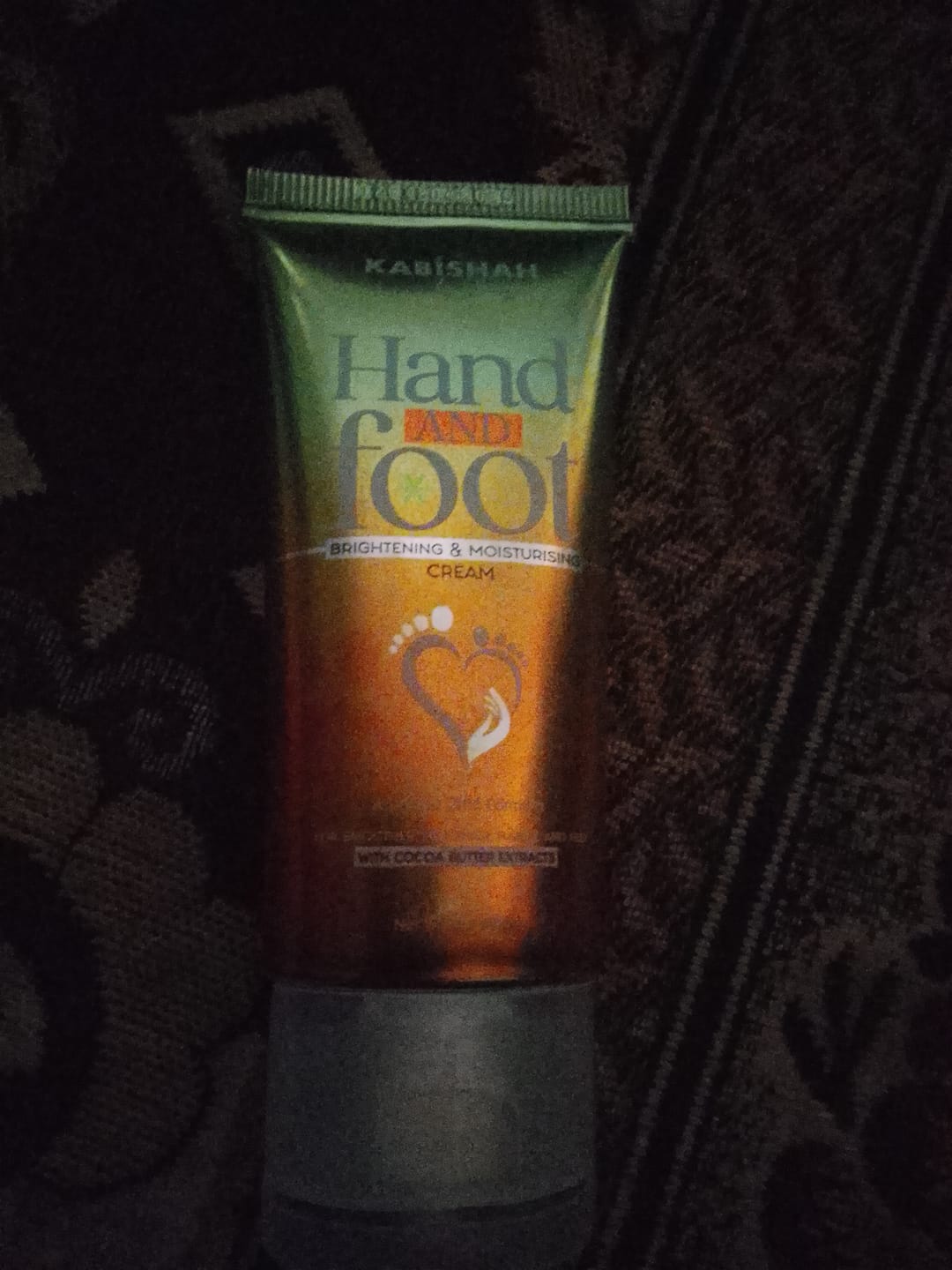 Customer photo review of Hand & foot Brightening and Moisturizing Cream