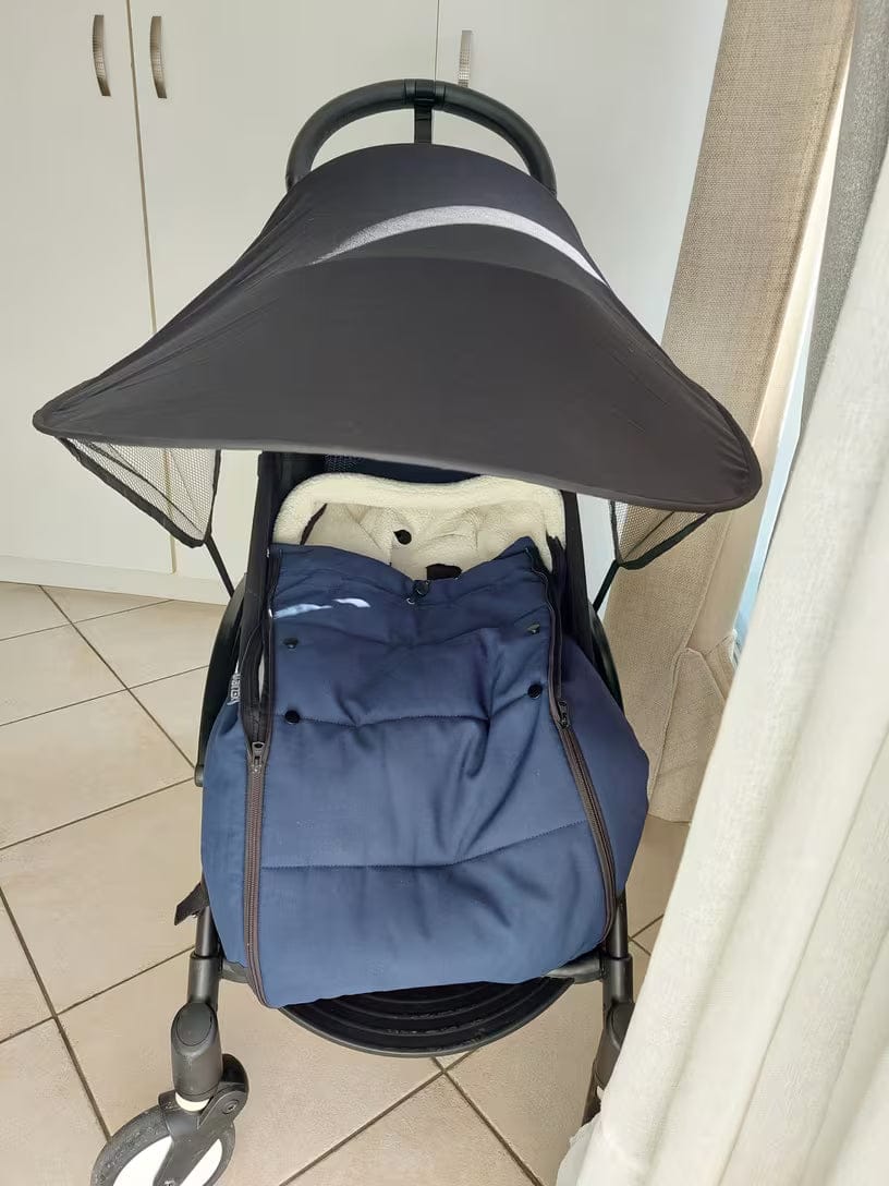 Customer photo review of Sonnenschutz Kinderwagen | Kühler Schatten unterwegs
