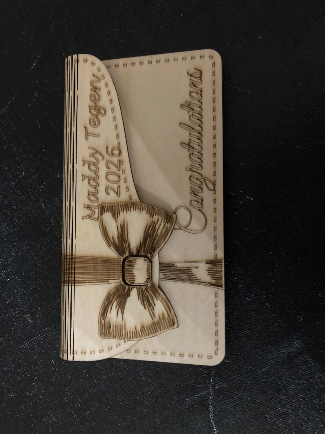 Customer photo review of Envelope for money 6 set laser cut svg file