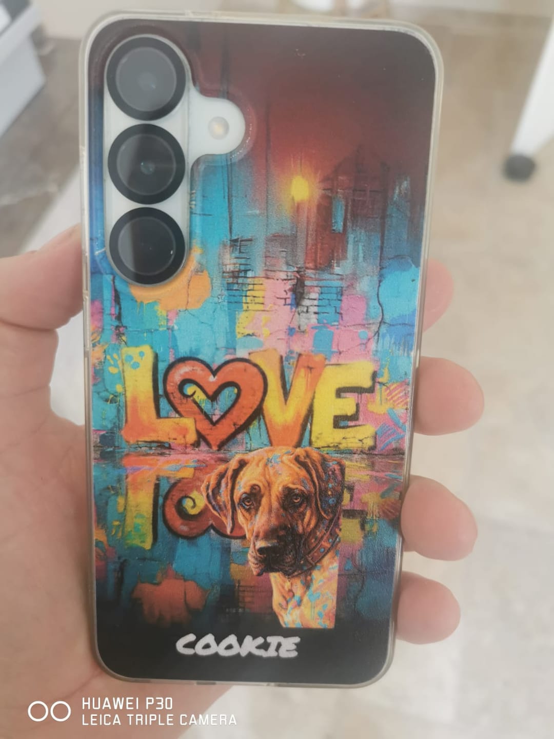 Customer photo review of Personalisierte Handyhülle - Streetart
