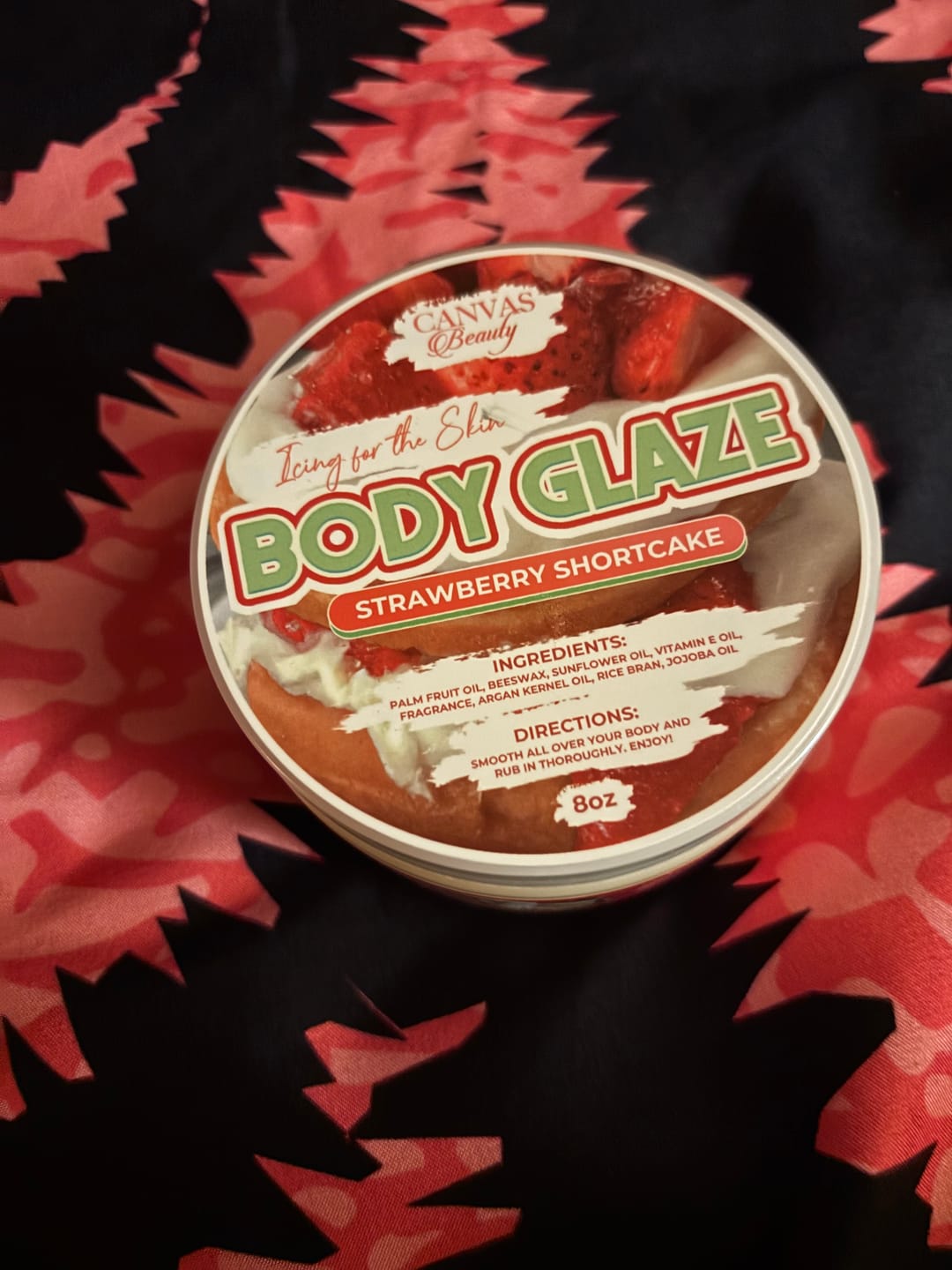 Customer photo review of BODY GLAZE: STRAWBERRY SHORTCAKE
