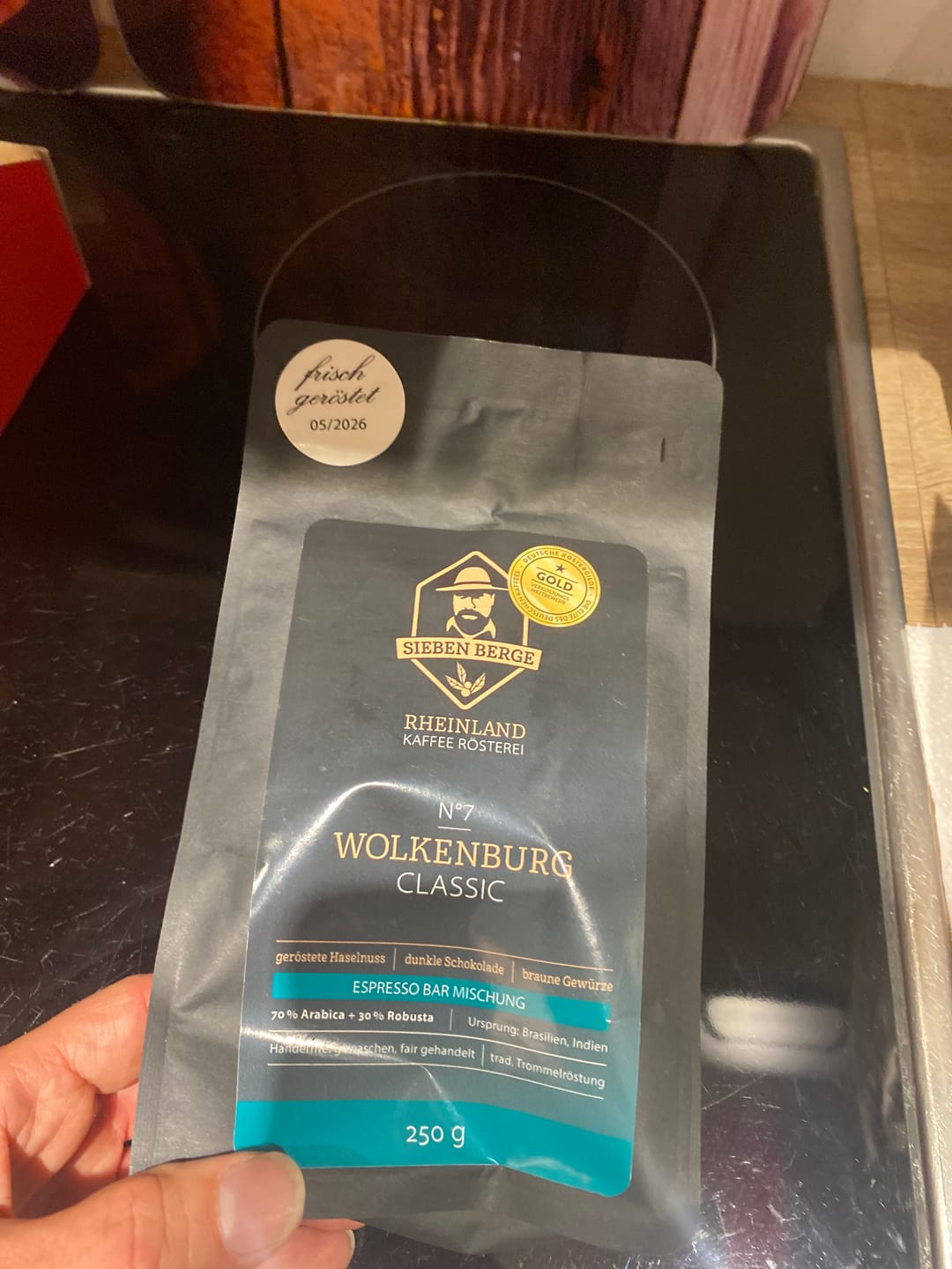 Customer photo review of Entdecke vier einzigartige Röstungen – Espresso Probierpaket 4x 250g