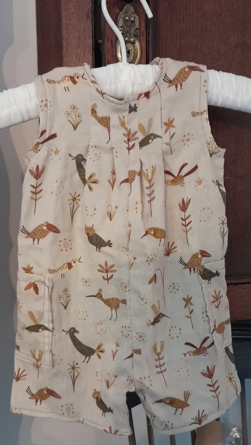 Customer photo review of Birdsong Blossom Flat Double Gauze Fabric