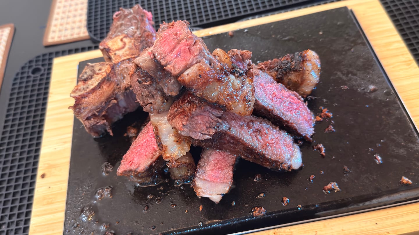Customer photo review of The Sharing Steak Plate