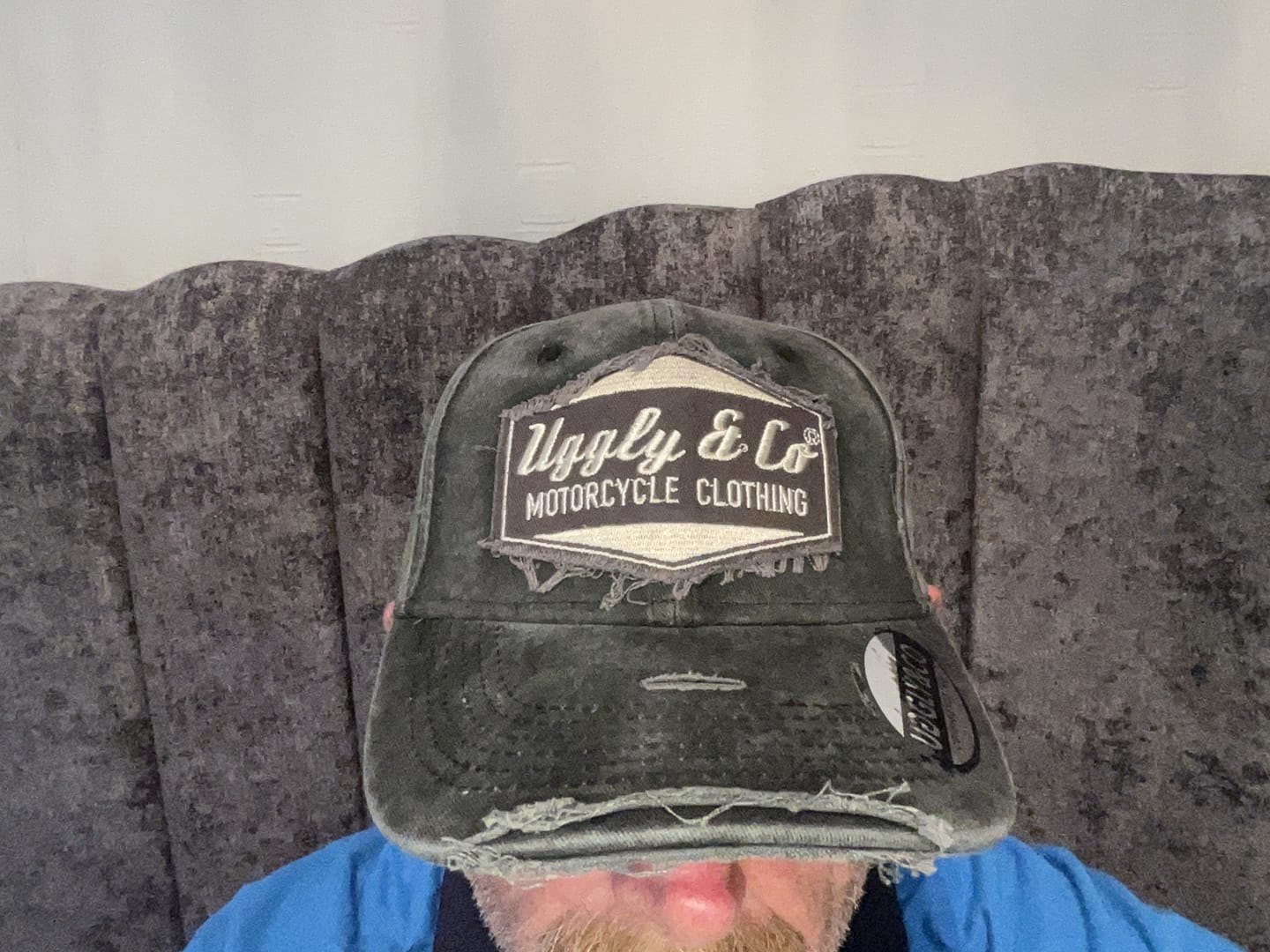 Customer photo review of Diamond Logo Black Baseball Cap