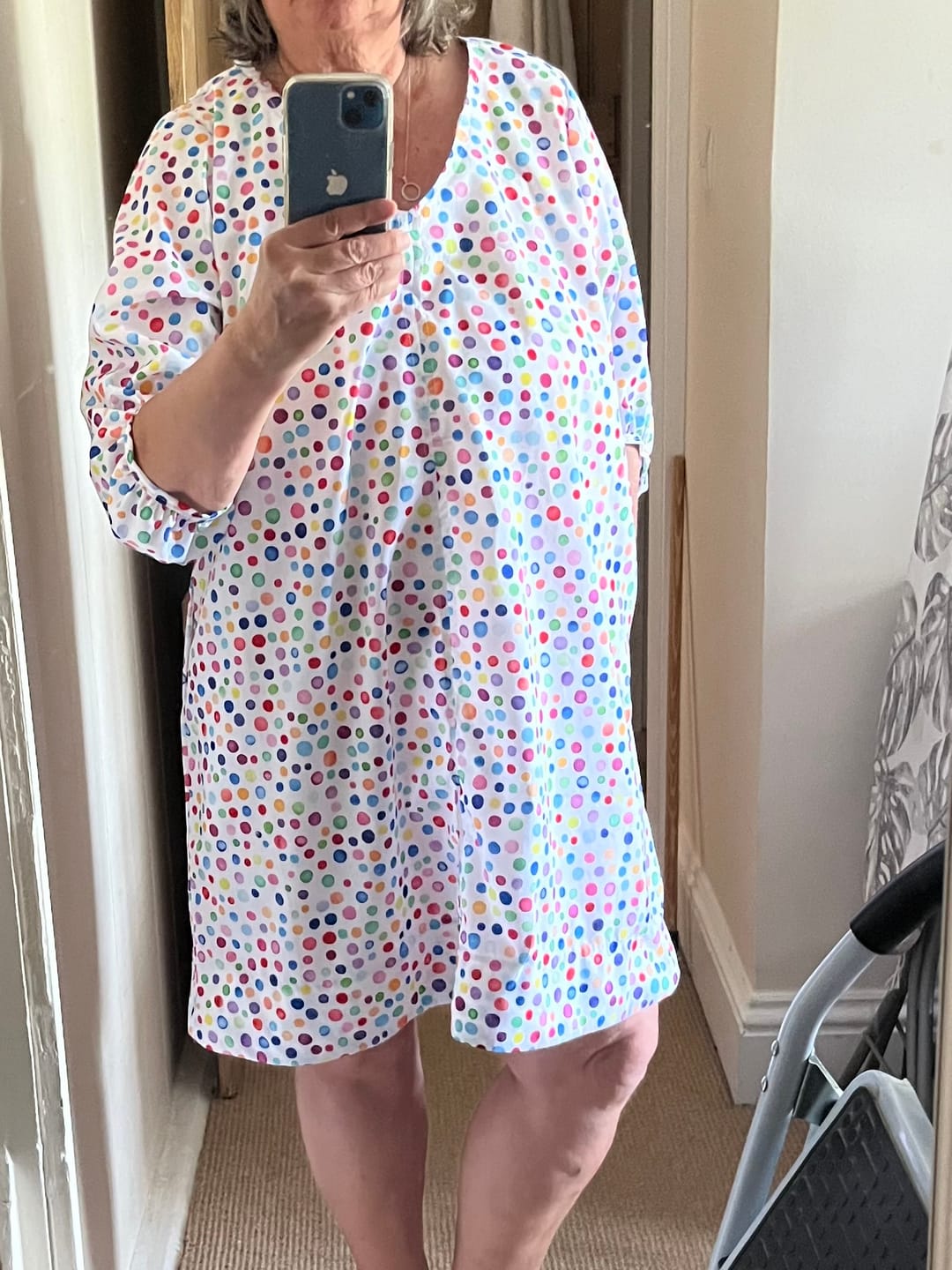 Customer photo review of Candy Dots Polycotton Fabric